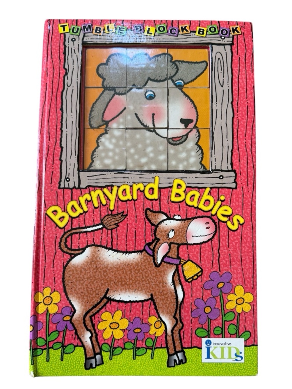 BARNYARD BABIES By Kate Davis; Hullinger - Hardcover Tumble-Block Book COMPLETE